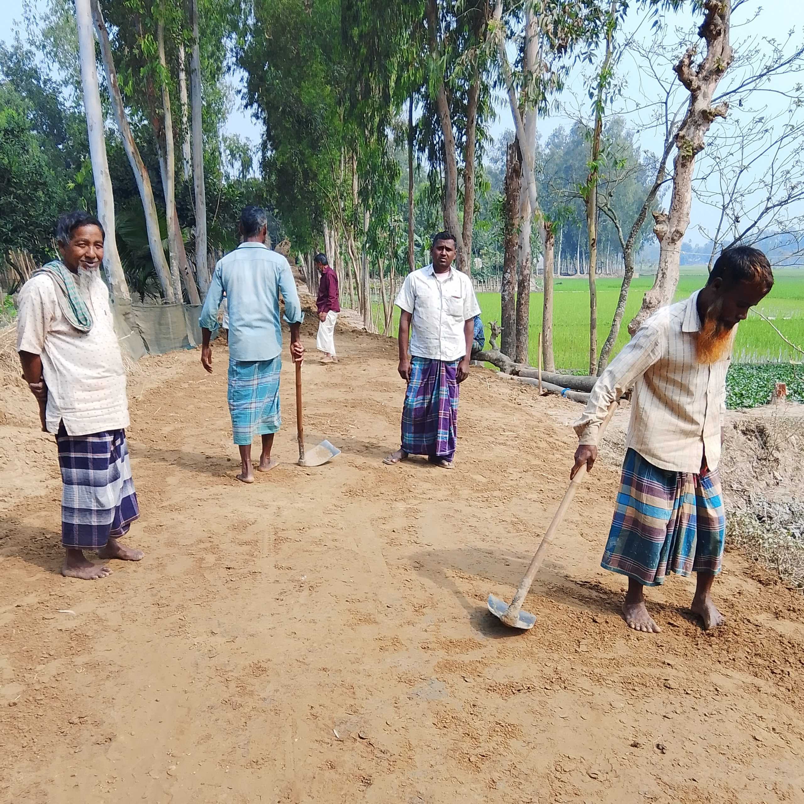 ঝিনাইগাতীর ধানশাইলে রাস্তা সংস্কারে স্বস্তি ফিরিয়ে পেল এলাকাবাসী