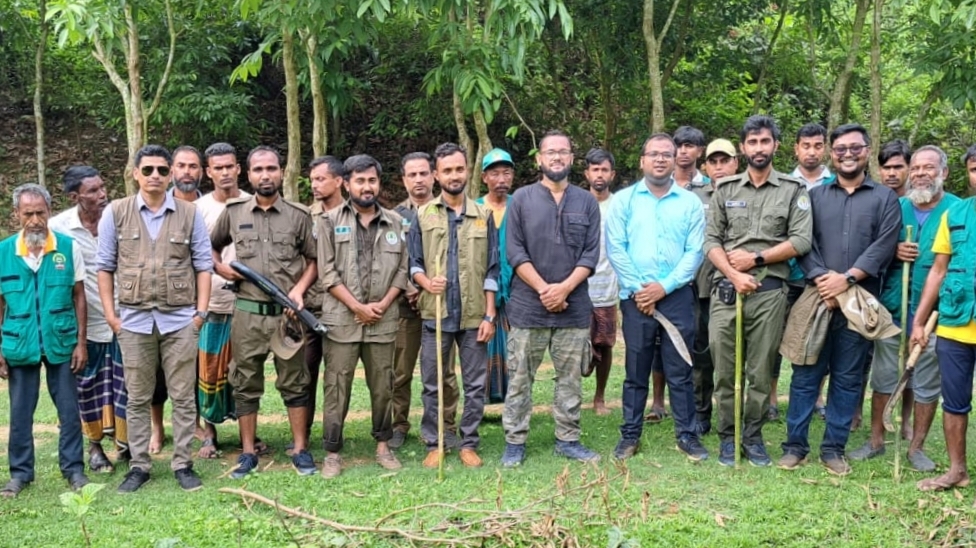 শেরপুরের শ্রীবরদীতে বন বিভাগের অভিযানে ৩০ একর ভূমি উদ্ধার